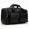 Soft Cowhide Leather Handbag Travel Duffle Overnight Tote Large Capacity Luggage Bag For Men Women Travel Shoulder Bag