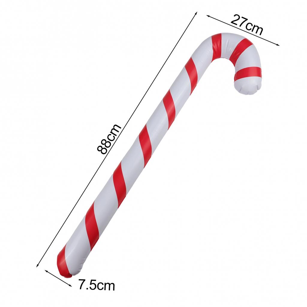 Inflatable Christmas Canes Santa Claus Decorations