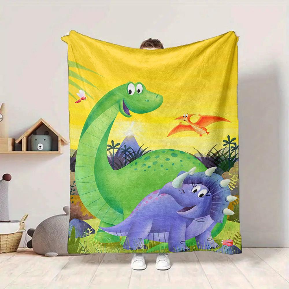 1pc Dinosaur, Prehistoric Blanket Lightweight Flannel Blanket Throw Blanket For Sofa, Bed, Travel, Camping, Livingroom, Office yy251015150