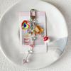 Ins Style Sweet Keychain Trend Backpack Hanging Piece Bag Charm Car Key Chain Girl Jewelry Accessorie Gift