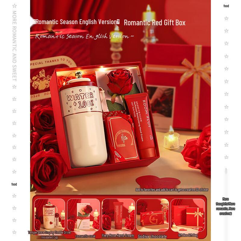 A1 Valentine s Day Thermos & Hand Cream Gift Set