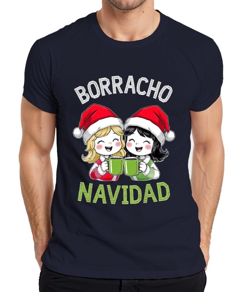 Borracho Navidad Funny Christmas Xmas Party Gift Part Unisexs Tshirt S
