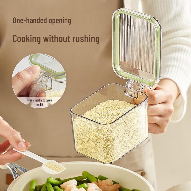 Airtight Handle Spice Jar Set with Base