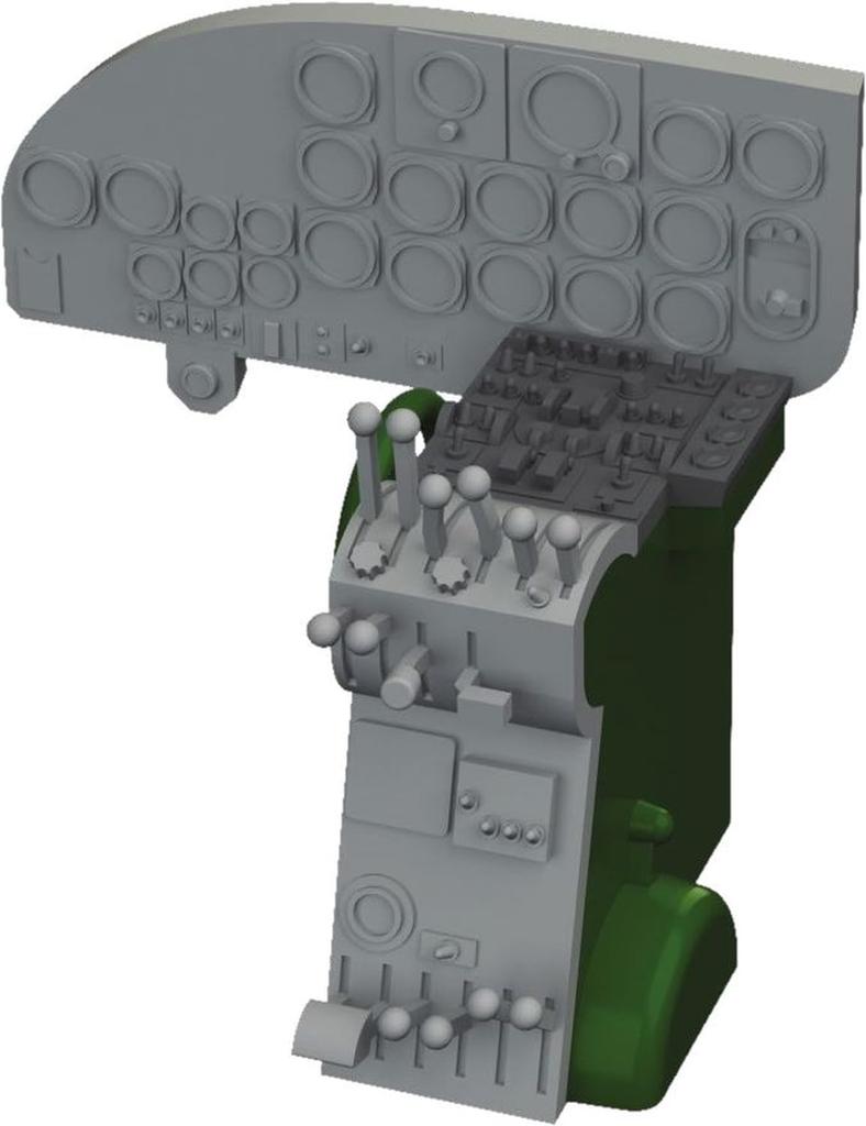 Eduard 1/48 Look Series B-26G Marauder Instrument Panel (for ICM) Plastic Model Kit Parts EDU644309 (Airplane)