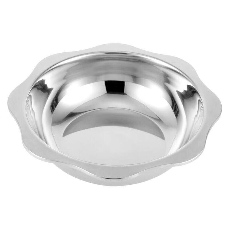 EFULLOT Thickened 201 Stainless Steel Hot Pot/Soup Pot