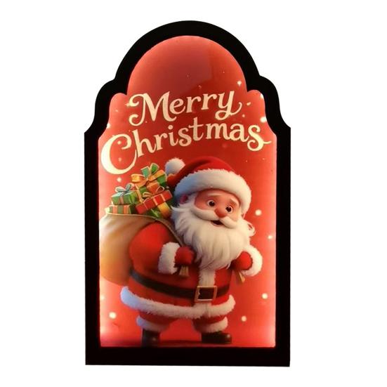 

Рождественское украшение USB-порт Голографическое зеркало Праздничная атмосфера Сверкающее рождественское украшение Домашняя вечеринка Празничный декор C