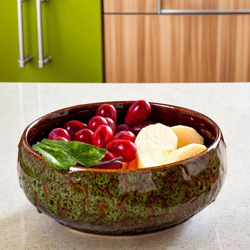 Bowl Planter Decorative Hydroponic Pot Ceramic Leakproof Spacious Bowl Planter For Indoors And Outdoors Succulents And Flowers