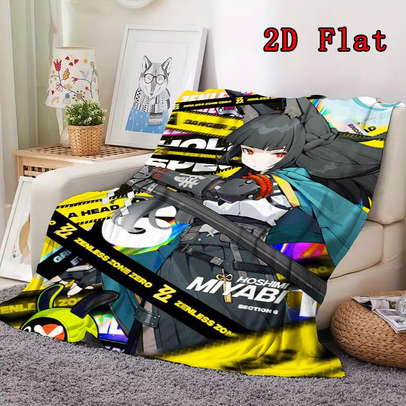 Zero Zone Zero Theme 2D Flat Pattern Flannel Blanket High Quality All Seasons Warmth and Comfort Perfect for Christmas Gifts.PMT0914425