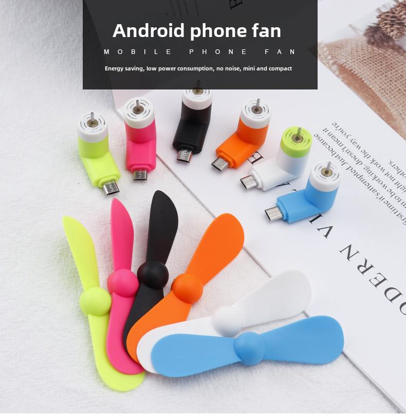 Creative Mini Handheld USB Fan for Android, Type-C, and Apple Devices