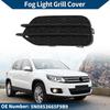 Fog Light Grill Front Lower Bumper Fog Light Cover Inserts No.5N0853665F9B9 for VW Tiguan 2009-2017 Black ABS 1 Pc Front Left Car