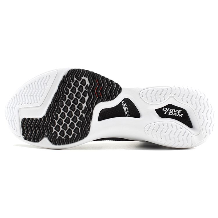 Li-Ning Seamless Professional Racing High-Top Running Shoes Women sneaker Black White ARBN004-1