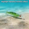 10Pcs/box Silicone Shrimp Lure Bait Mini Soft Grass Shrimp Glow-in-the-dark Bait 3cm/4cm Transparent Fake Baits Fishing Lures