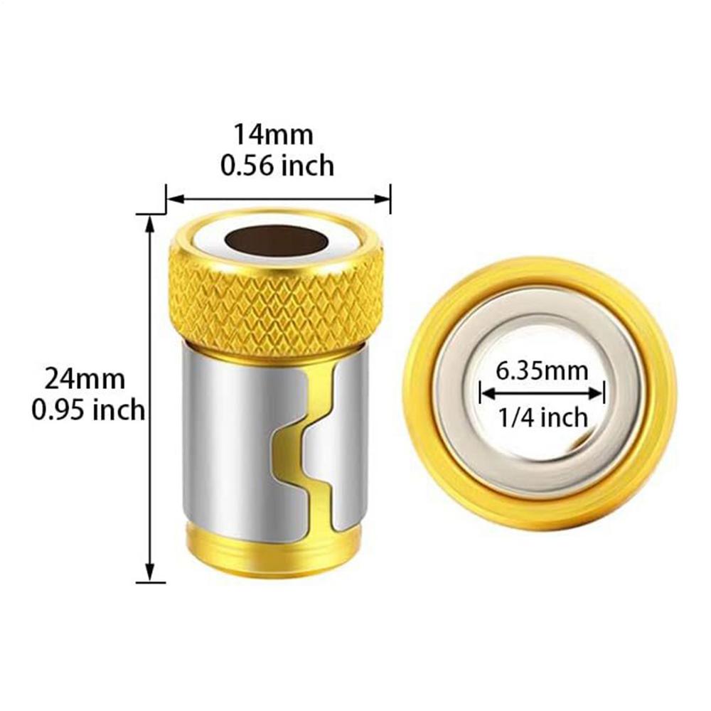 Magnetic Ring Screwdriver Bit Magnetic Screw Ring Strong Magnetizer Removable Part Adapter Electric Screwdriver Bits