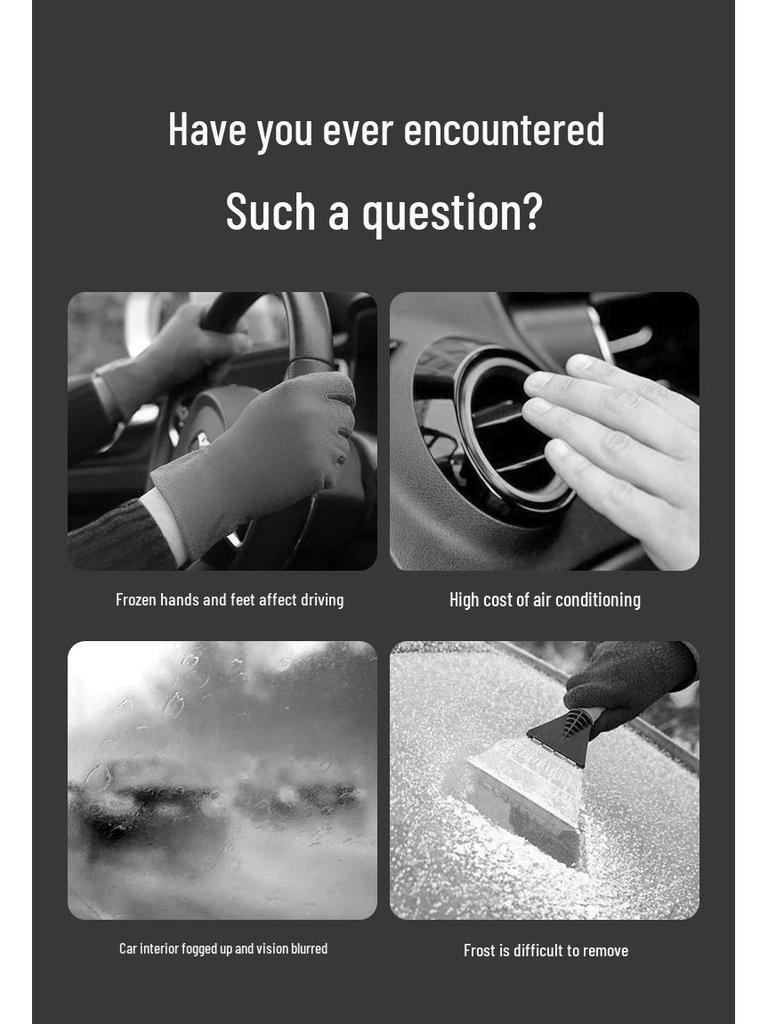 12V Fast Heating Car Heater: Winter Glass Defogger & Defroster