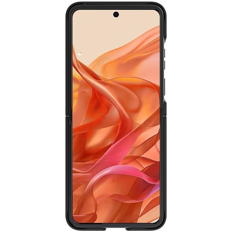 IMAK Ruiyi Serie für Motorola Razr 60/Razr 50 5G/Razr 2024 5G Hülle Kohlefaserleder+PC Handyhülle