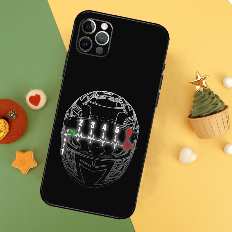 Motorcycle Gear Phone Case For iPhone 17 16 14 13 12 11 15 Pro Max 12 13 Mini 16E 17 Air Shockproof Cover