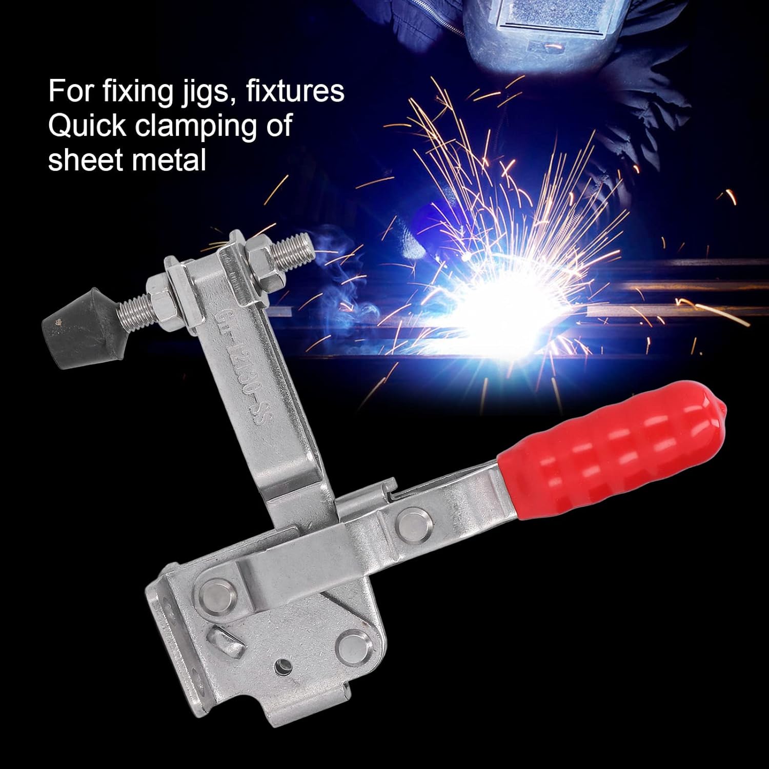 Hold Down Toggle Clamps, 500Lb Holding Capacity Stainless Steel Heavy Duty Horizontal Toggle Latch Clamp, Quick Release Toggle Clamp for Home