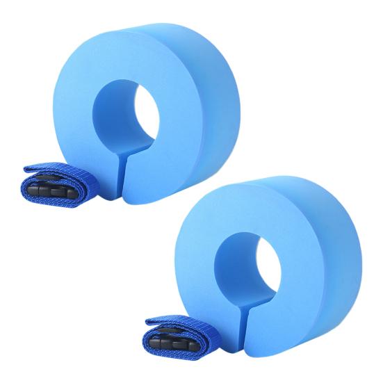 1 Pair Foam Aquatic Cuffs for Adults Kids Water Aerobics Float Ring Workout Ankle Arm Belts with Quick Release