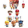 Authentischer One Piece Plüschanhänger, Niedlicher und weicher Cartoon-Charakter-Schlüsselanhänger