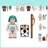 Children's Assembly Toy Intelligent And Educational Egyptian Spear Infantry Pharaoh Guard Building Blocks