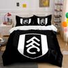 Modello logo Fulham FC. Set lenzuola Set copripiumino Copripiumini Federe(1*Copripiumino 2*Federe senza imbottitura piumone)