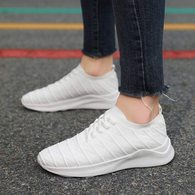 

Damyuan 2025 New Women Sport Sneakers Flat Loafers Breathable Wear-resistant Vulcanized Shoes Slip On Ladies s Running Footwear 36