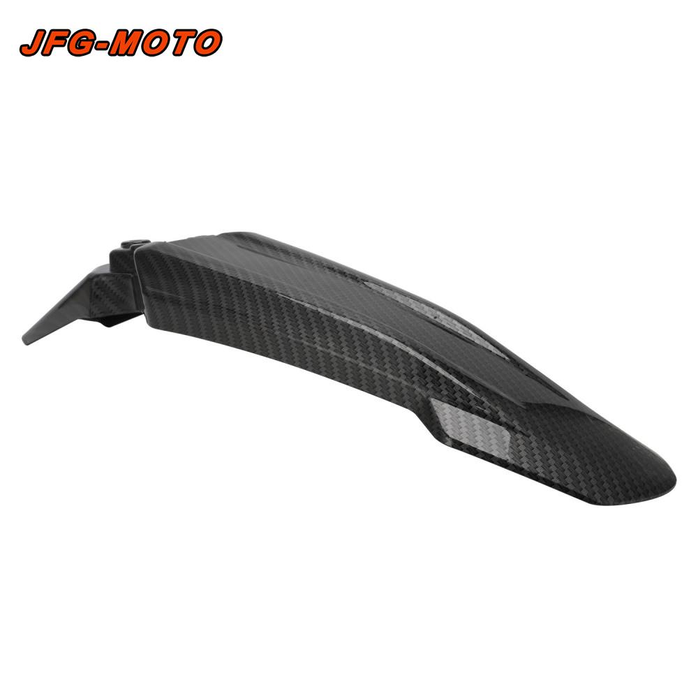 For Eride Pro Motorcycles Accessories Front Fender Mudguard Protector PP Plastic Parts Dirt Pit Motorbike Carbon Fiber Pattern