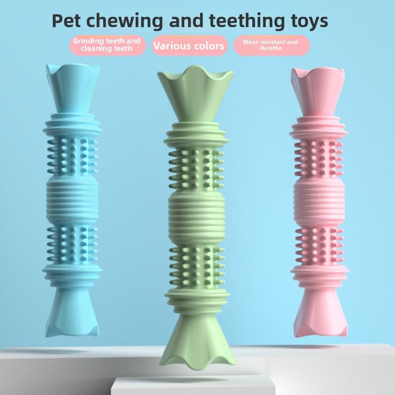 New Dog Teething Toys, Pet Training Candy Toys, Teething Sticks, Dog Toothbrushes, Pet Toys
