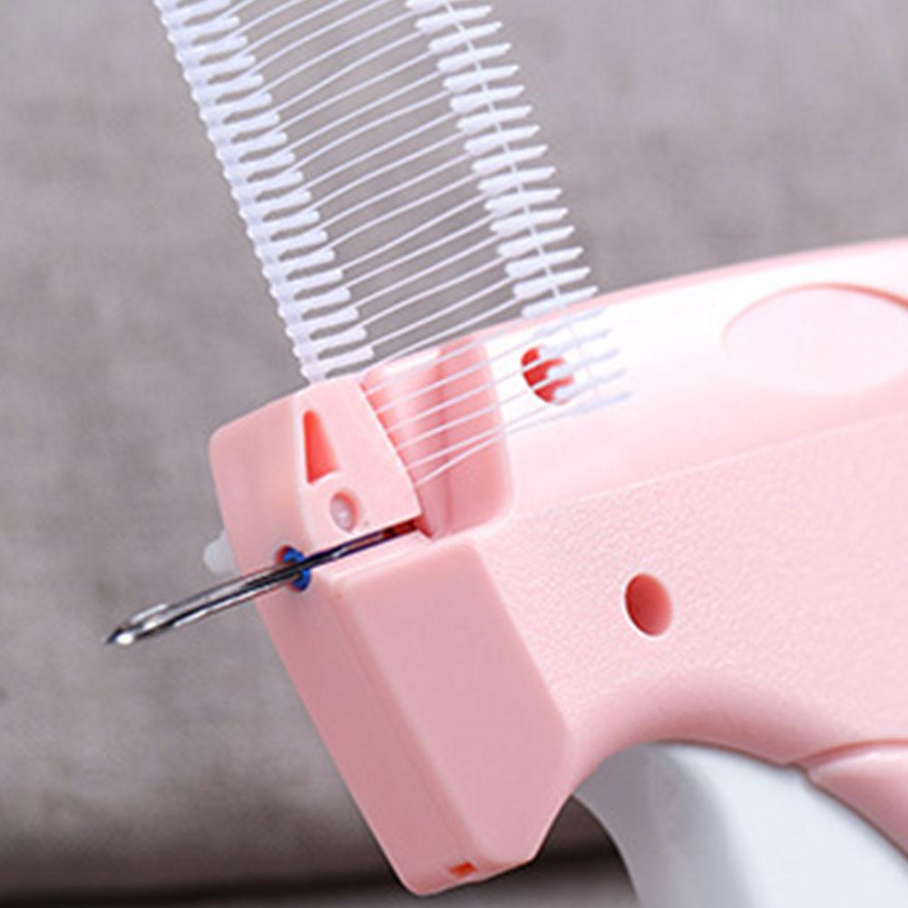 Tragbarer Schnell-Kleidungsfixierer Kleidungsnähwerkzeug Handheld-Kleidungsnähmaschine Mini-Stich Saumpistole zur Kleiderreparatur