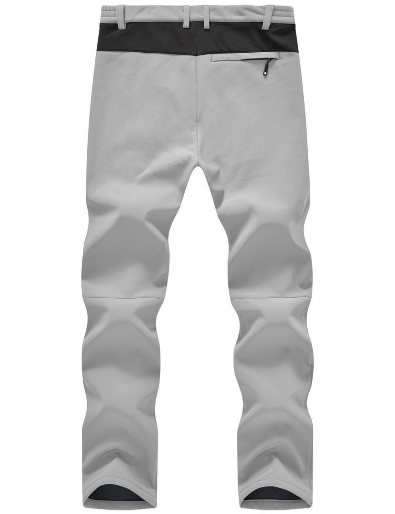Gopuune Hiking and Perfect for Outdoor and Light Size Men's Fleece-Lined Pants, Windproof, Water-Repellent, Activities, Climbing, Work, Fishing, More.
