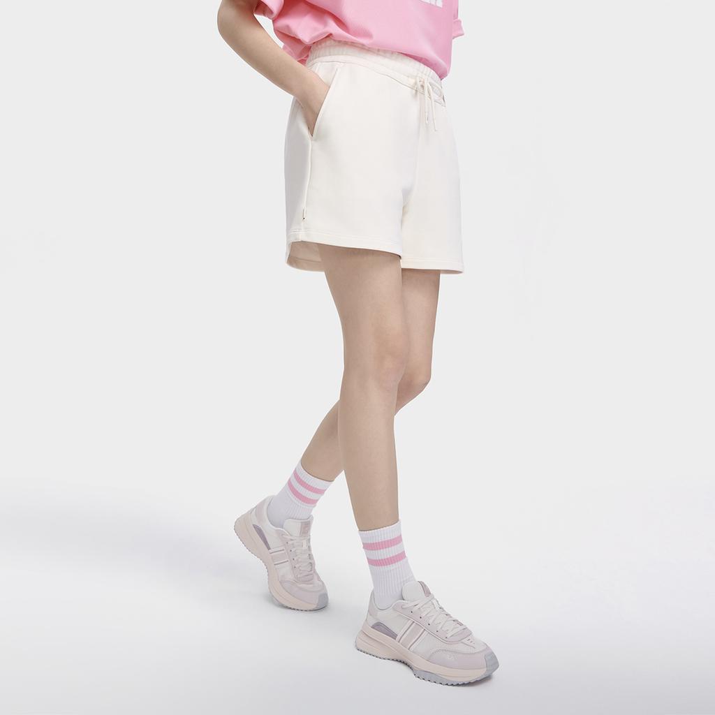 New FILA Casual Shorts Women's Ivory F11W329607A-IV