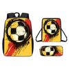 Football Football Printed Children'S Student School Bag 17 Inch Elementary School Light Backpack