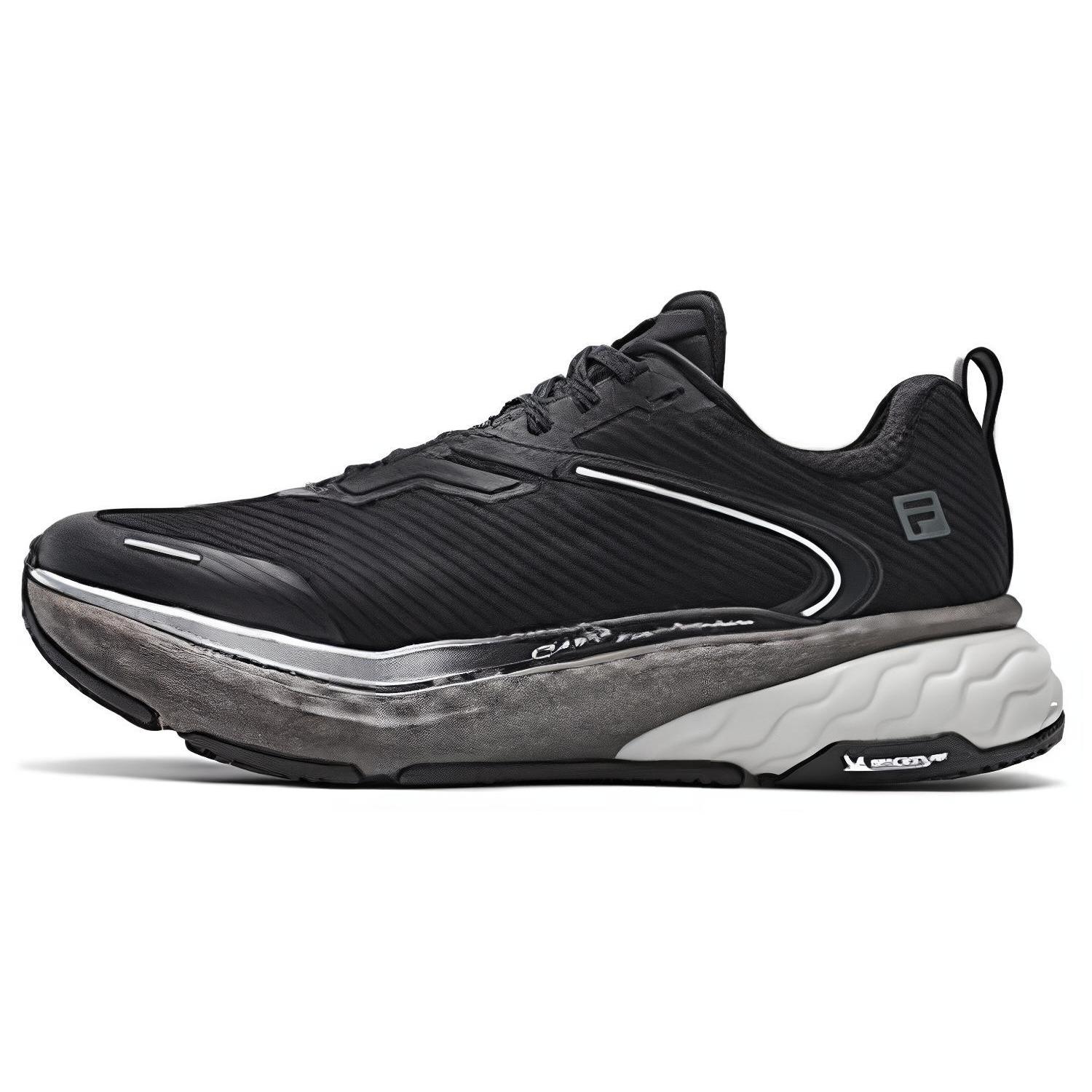 FILA SPD CHEETAH Fabric Low top Casual Running Shoes Men s Black A12M411116FBB 40.5
