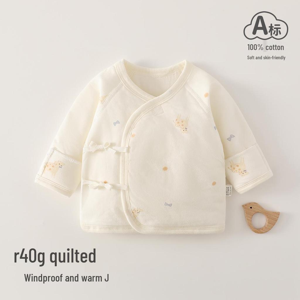 Herfst-Winter Pure Katoen Babykleding voor Pasgeborenen met Halve Rug, Botloos Ontwerp | Anyang Baby- en Kinderkleding