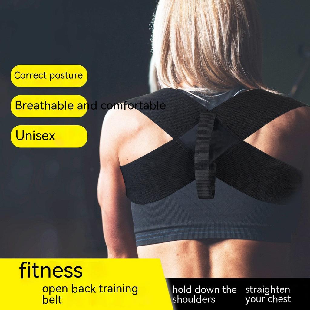 Posture Corrector Scoliosis Back Brace Spine Corset Shoulder Therapy Support Posture Correction Belt Orthopedic Back Black M