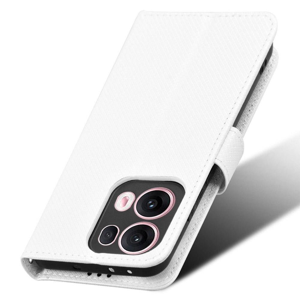 For Oppo Reno13 Pro 5G Case PU Leather Diamond Texture Wallet Phone Cover