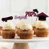 Cake School Graduation Decor With Colorful Paper Flags For Party Prop Venue
