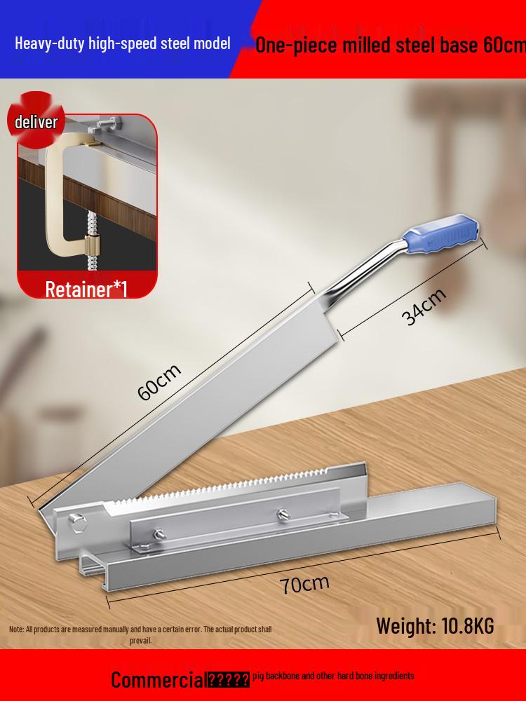 Home Bone Saw & Commercial Bone Cutter: Compact Cleaver for Ribs, Pig Trotters, and Chicken