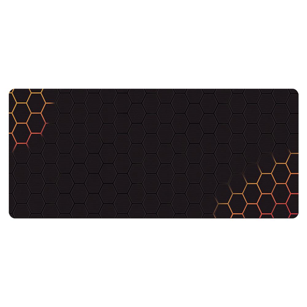 300x700x2mm Large Mouse Pad Honeycomb Pattern Anti-skid Rubber Desktop Mat