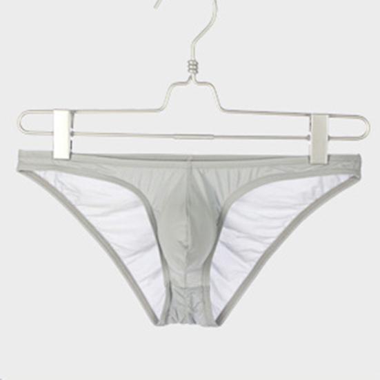 Herren Slips T-Form Niedrige Taille Hohe Elastizität Einfarbig Männlicher G-String Schlafbekleidung