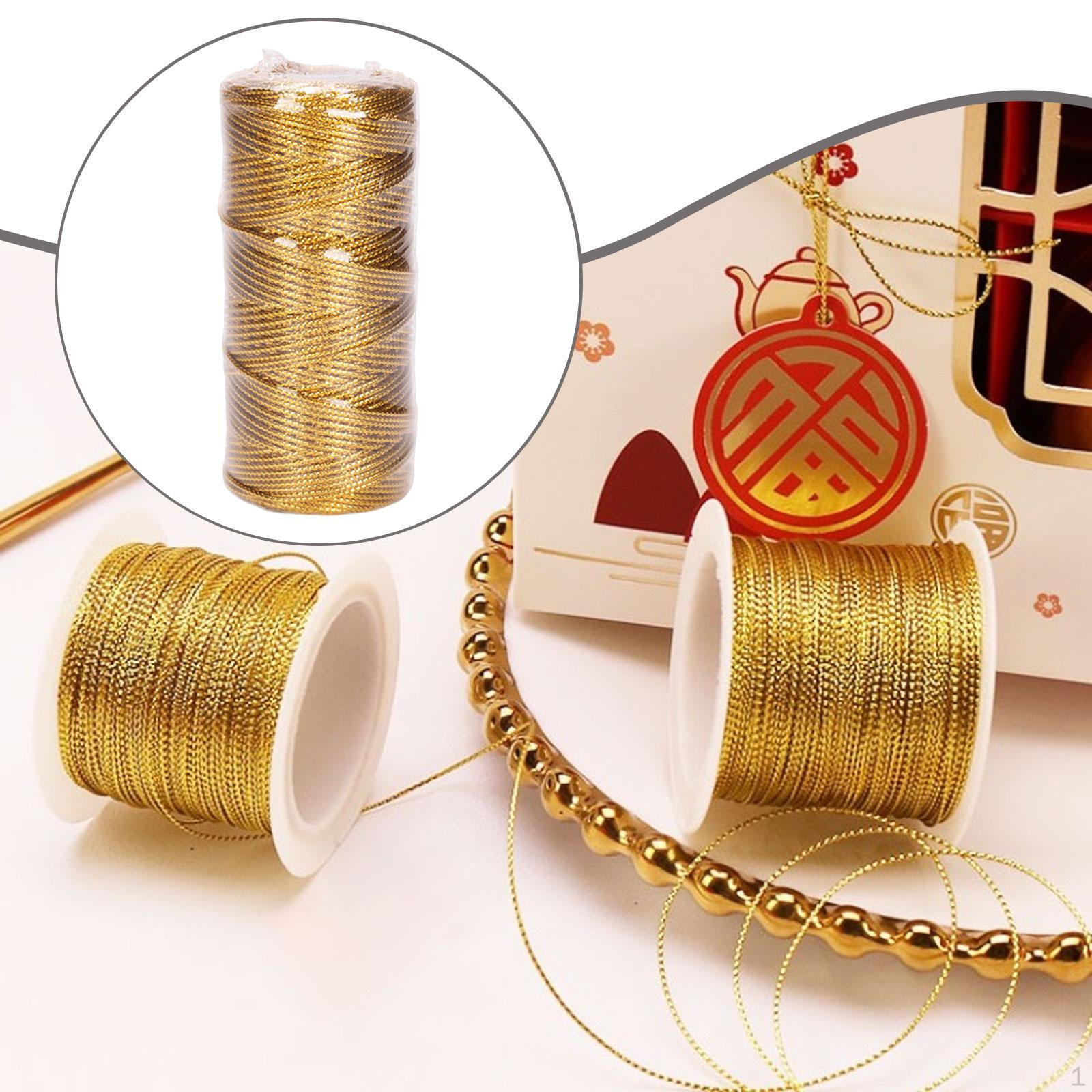 Wrapping Twine String Bakers Accessory, Professional, Glitter Decorative for Gift