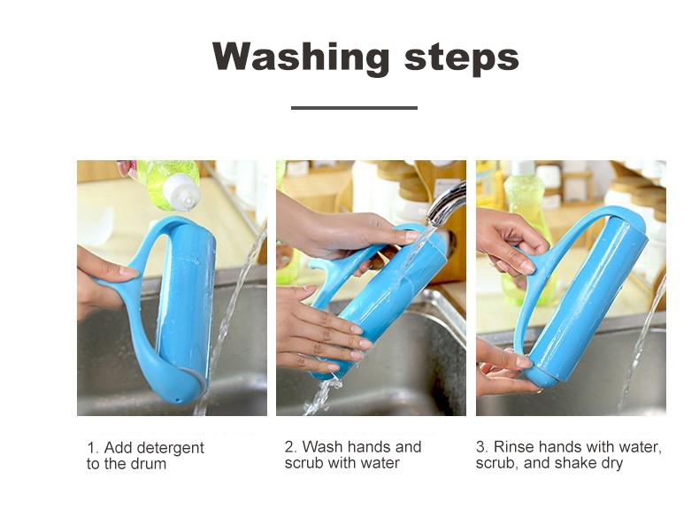 Small Reusable Eco-Friendly Pet Hair Remover Brush TPR Handle Epilator Lint Roller for Reptiles Tools Sticker Boxed Plastic