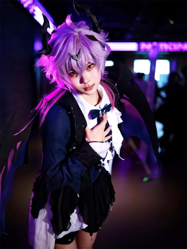 NOKIJP Durin Wig Genshin Impact Cosplay Heat-Resistant Wig Silky Smooth Easy To Style Genshin Impact Durin Dragonoid