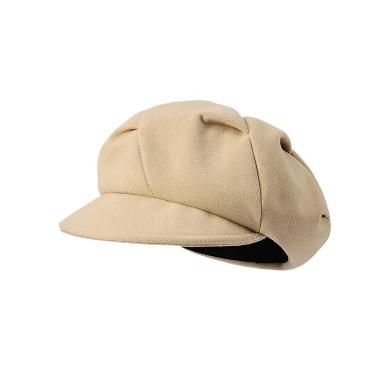 

Теплый Ретро Облака Берет Короткий Козырек Восьмиугольная Шляпа Повседневная Шляпа Художника Женская хаки