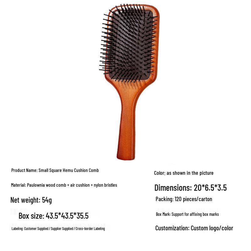 Wooden Air Cushion Scalp Massage & Styling Comb