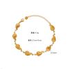 Estilo Coreano Diseño de Nicho Metal Caracola Pulsera de Verano Collar Simple y Versátil Moda Clásica Temperamento