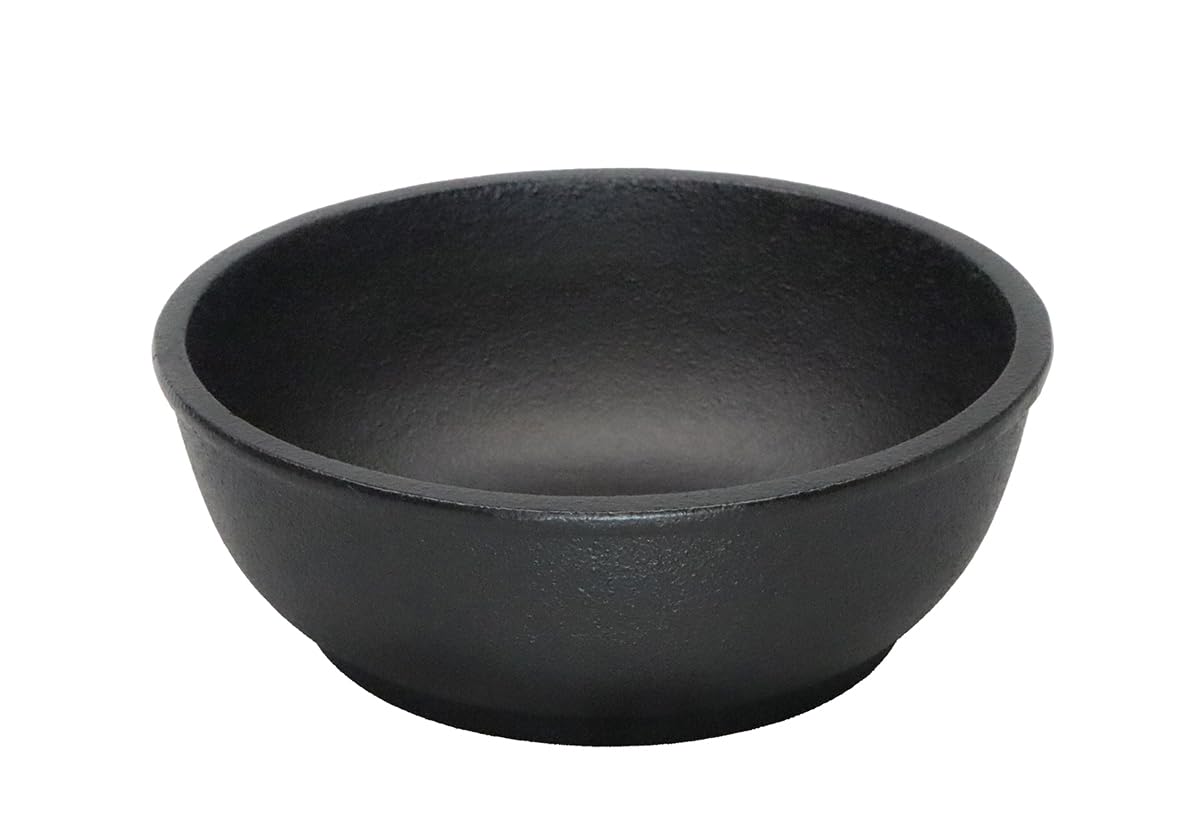 Asahi Cast Iron Bibimbap Pot Only, 16cm (Gas/IH Compatible), Commercial Use