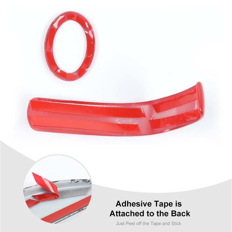 Auto Innenraum Auto Schaltknauf Dekor Abdeckung Aufkleber Für Ford Mustang 2010-2014 ABS Innenraumzubehör