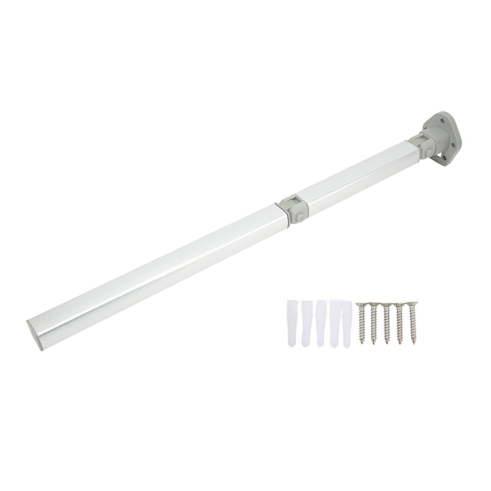 

745мм Опора для двойной складной штанги для автодома, устойчивая к окислению, регулируемая, высокой прочности для каравана, лодки