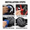 VW GTI GOLF Valve Stems Caps 2026 Hot Volkswagen VW Hub Caps 2Pcs Car Front Grill/Rear Emblem Lid Covers Logo Sticker For Volksw